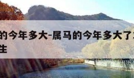 属马的今年多大-属马的今年多大了1954年出生